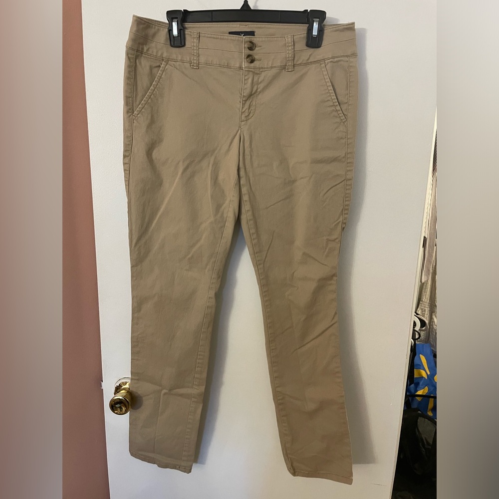 American Eagle Women’s Skinny Khaki Pants Stretch